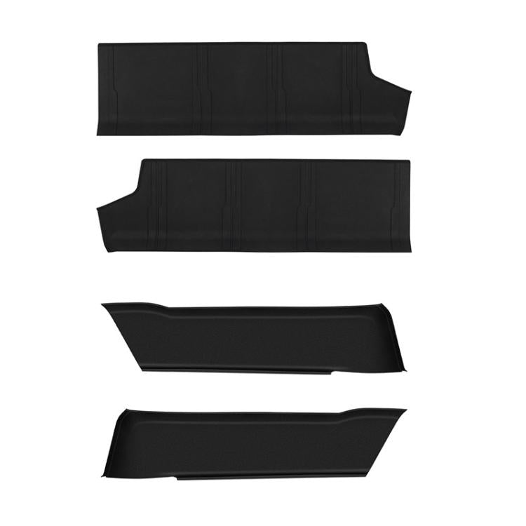 For Tesla Model Y Rear Seat One-Piece Full-Cover Anti-Kick Pads Guard Pad Decoration - 4pcs /Set