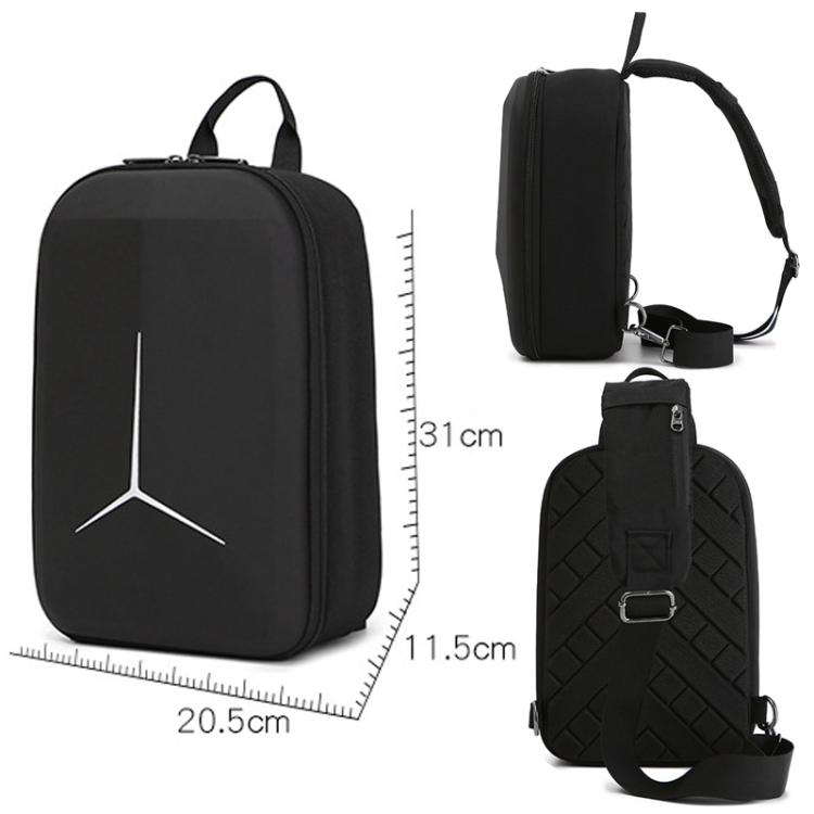 For DJI Neo BKANO NE-005 Portable Shoulder Bag Organiser Chest Bag - Black