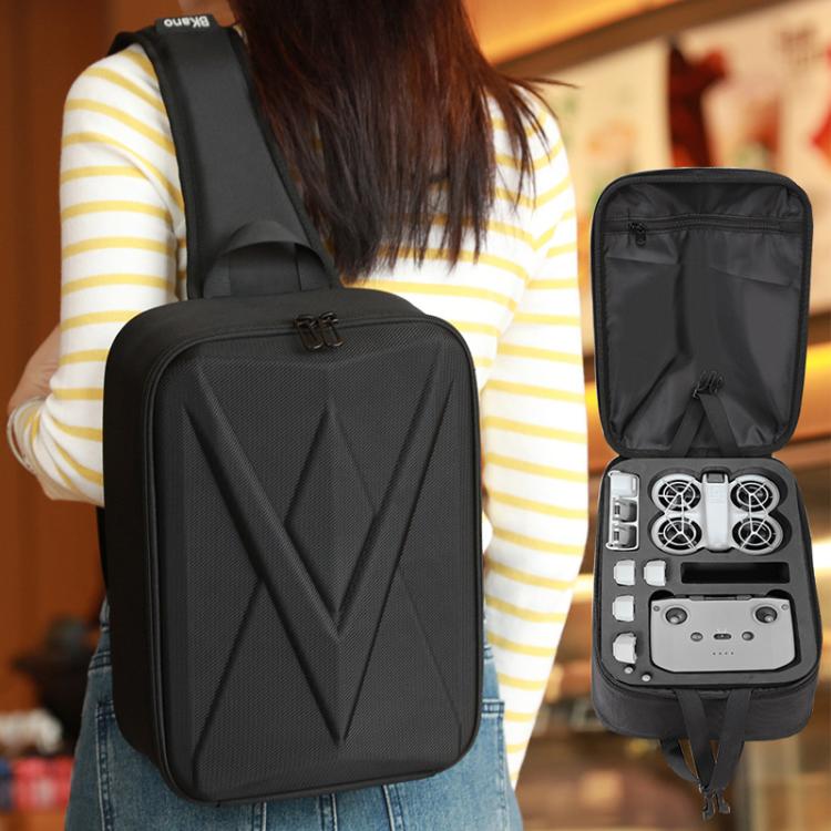 For DJI Neo BKANO NE-016 Storage Hard Shell Case Chest Bag - Black