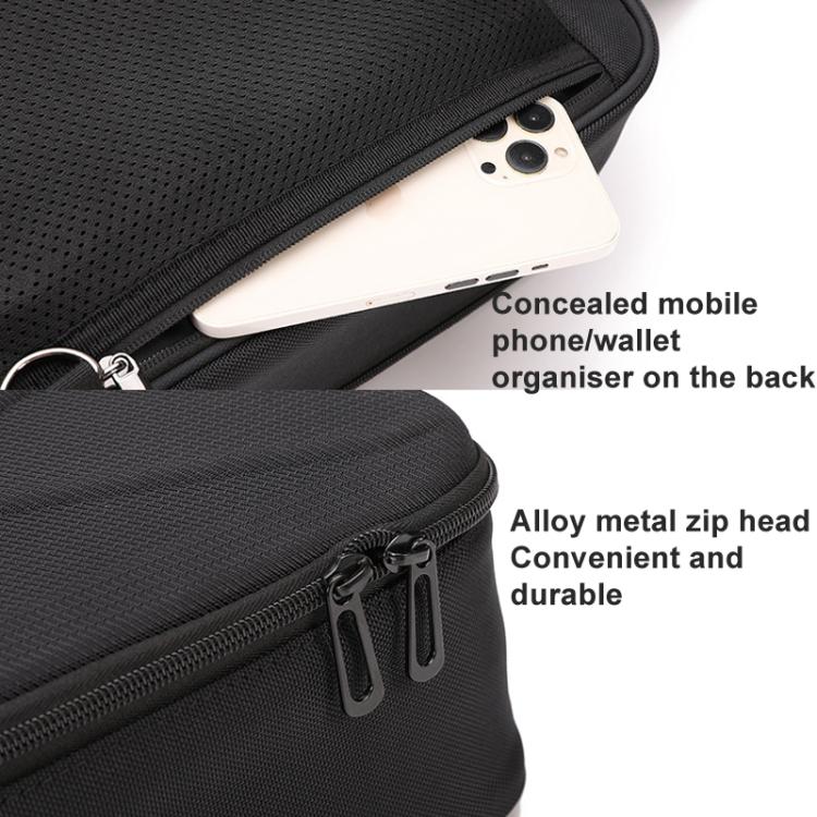 For DJI Neo BKANO NE-016 Storage Hard Shell Case Chest Bag - Black