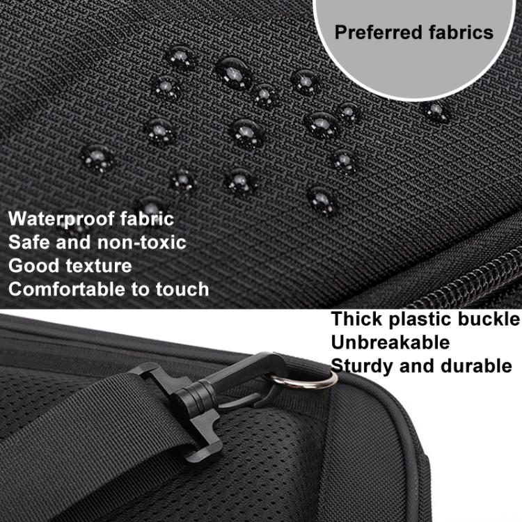 For DJI Neo BKANO NE-016 Storage Hard Shell Case Chest Bag - Black