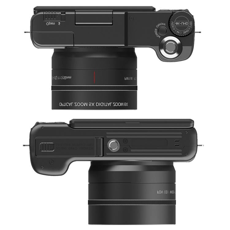 Micro SLR 5X Optical Zoom / 8X Digital Zoom Digital Camera 48MP HD Shooting VCR Photo Camera - Black