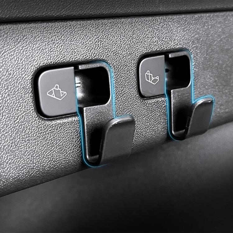 For Tesla Model Y Embedded Trunk Hook Storage Car Hook Automotive Interior Accessories - 2pairs /Pack