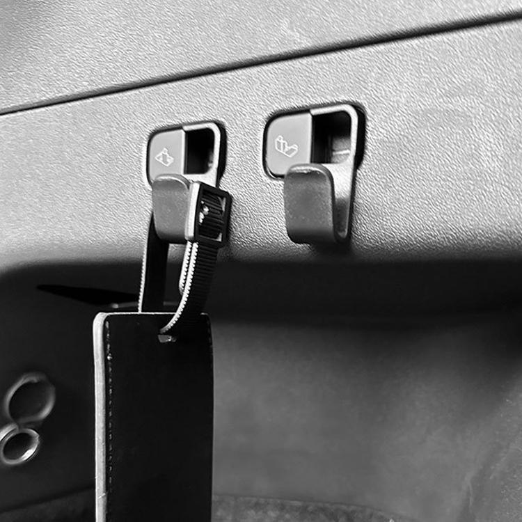 For Tesla Model Y Embedded Trunk Hook Storage Car Hook Automotive Interior Accessories - 2pairs /Pack