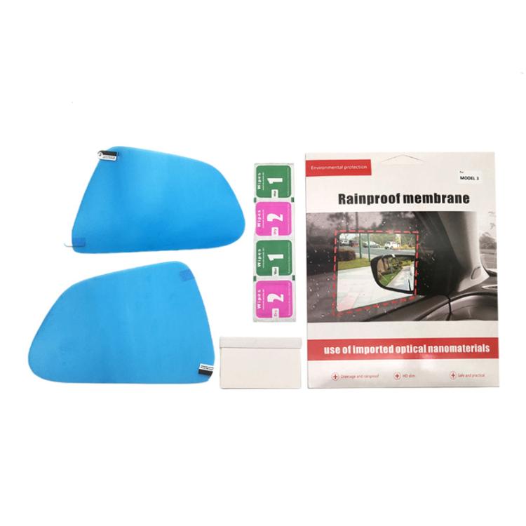 For Tesla Model Y Car Side Window Rearview Mirror Rainproof Film Nano Anti-fog Sticker