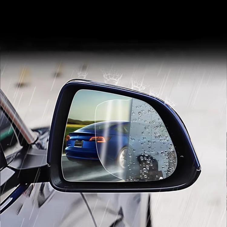 For Tesla Model Y Car Side Window Rearview Mirror Rainproof Film Nano Anti-fog Sticker