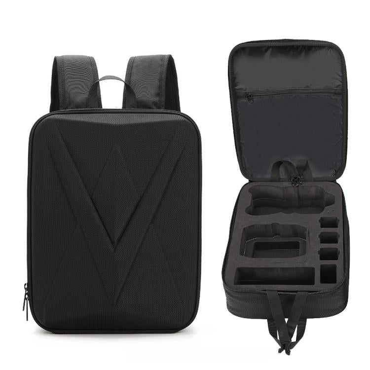 For DJI Air 3 / 3S BKANO AS3-013 Portable Shoulder Bag Hard-shell Storage Backpack - Black