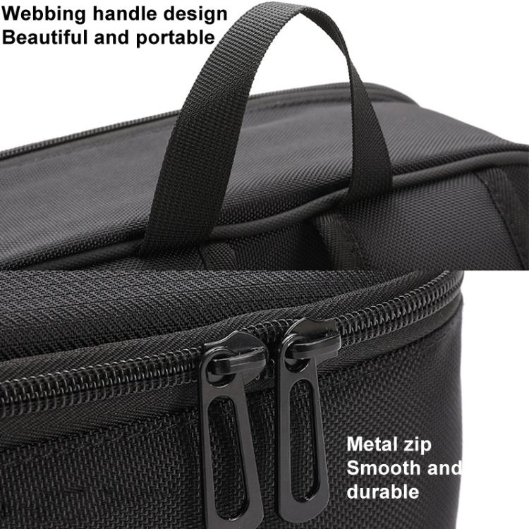 For DJI Air 3 / 3S BKANO AS3-013 Portable Shoulder Bag Hard-shell Storage Backpack - Black