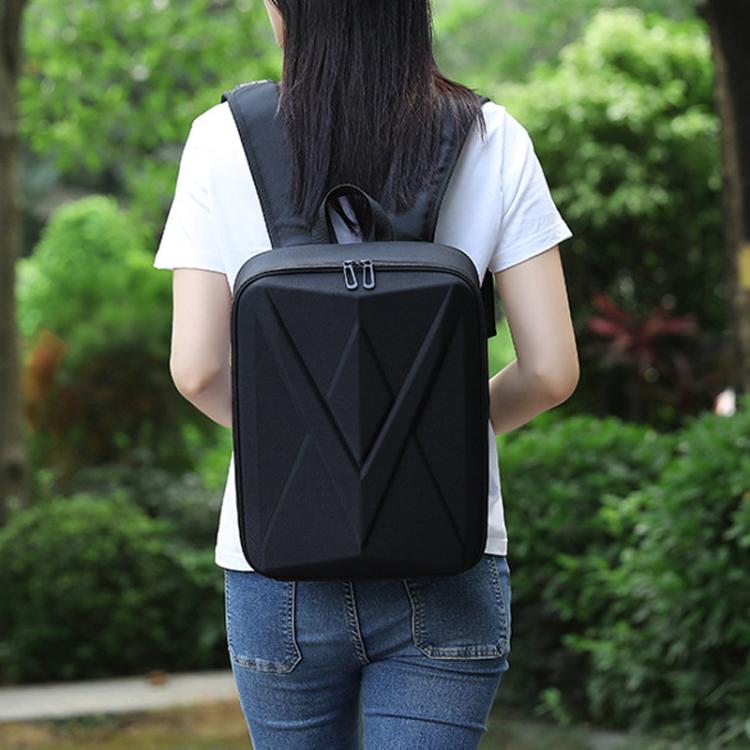 For DJI Air 3 / 3S BKANO AS3-013 Portable Shoulder Bag Hard-shell Storage Backpack - Black