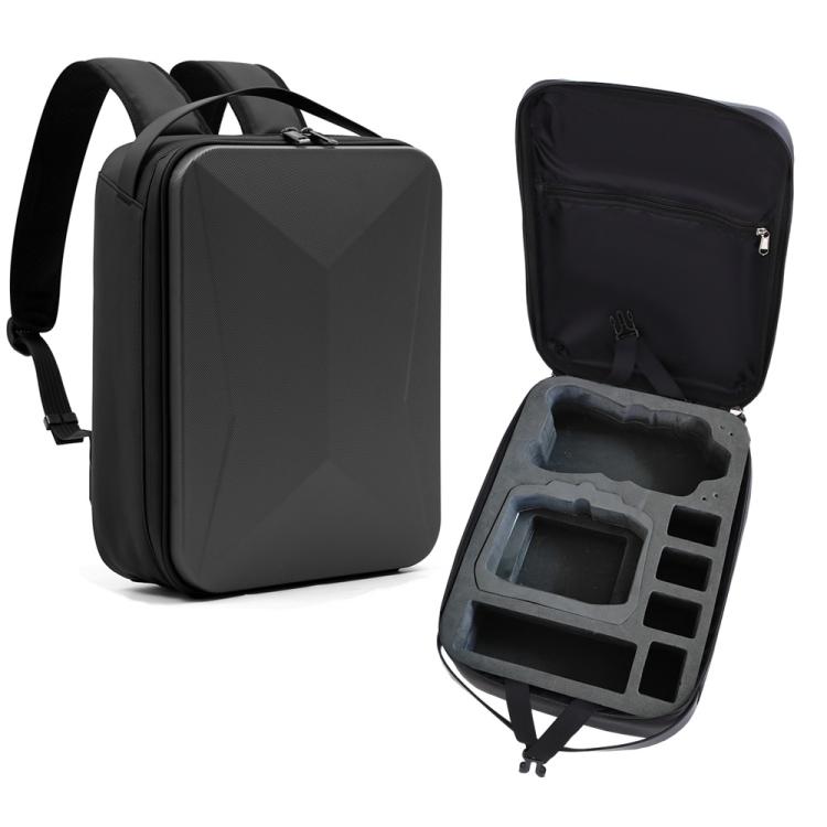 For DJI Air 3S BKANO A3-007 Organizer Backpack Hard-shell Shoulder Bag - Black