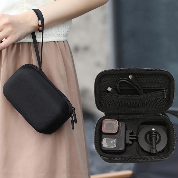 For Insta360 Ace / Ace Pro / Ace Pro 2 BKANO AC-001 Organizer Hard-shell Clutch Bag - Black