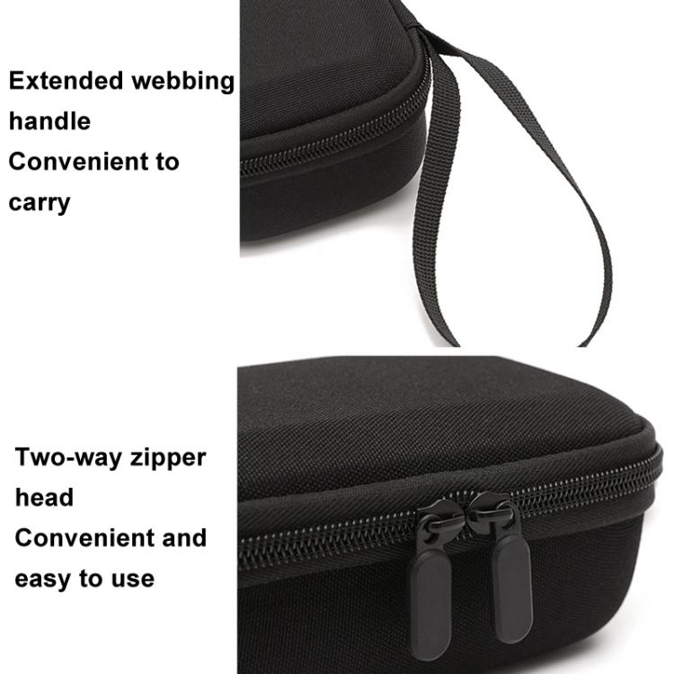 For Insta360 Ace / Ace Pro / Ace Pro 2 BKANO AC-001 Organizer Hard-shell Clutch Bag - Black