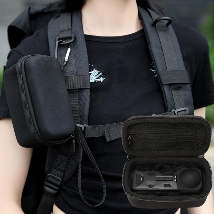 For Insta360 X4 BKANO INX4-001 Body Storage Bag Hard-shell Clutch Bag - Black