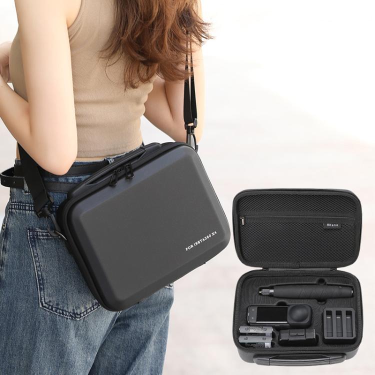 For Insta360 X4 BKANO INX4-002 Shoulder Handheld Storage Bag Crossbody Bag - Black