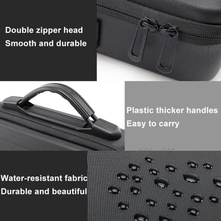 For Insta360 X4 BKANO INX4-002 Shoulder Handheld Storage Bag Crossbody Bag - Black