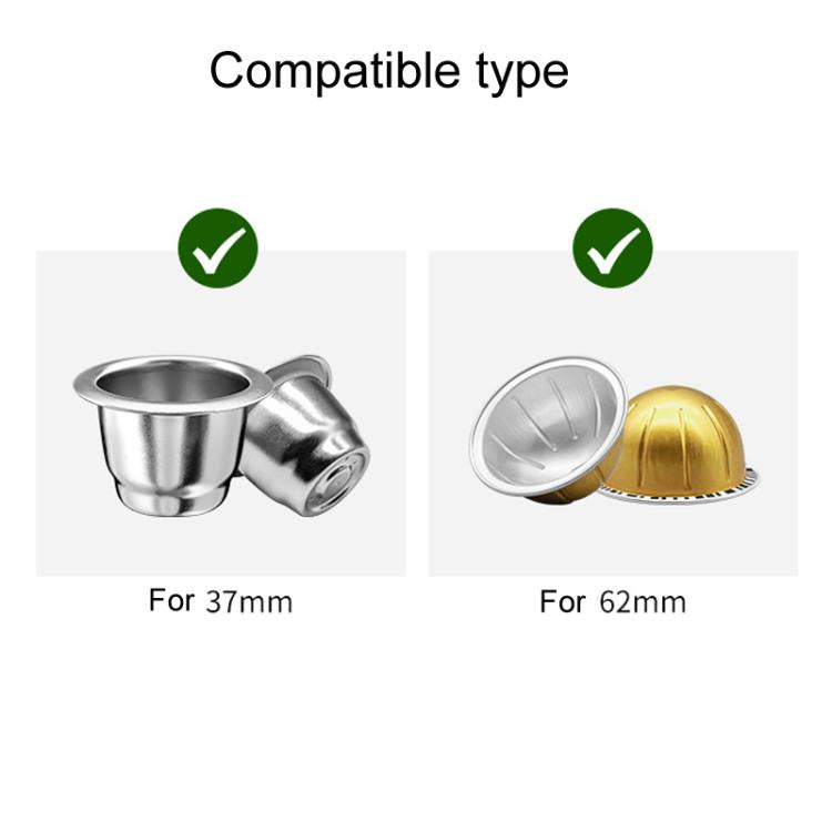 37mm 100pcs / Pack For Nestle Vertuo Coffee Maker Disposable Capsule Aluminum Foil Sealer Paper