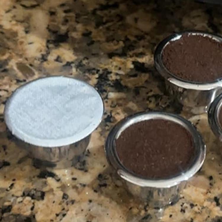 62mm 100pcs / Set For Nestle Vertuo Coffee Maker Disposable Capsule Aluminum Foil Sealer Paper