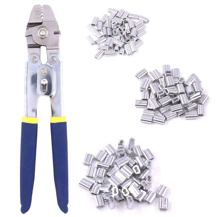 Outdoor Sea Fishing Pliers High-precision Wire Rope Crimping Pliers, Model: SJ-255