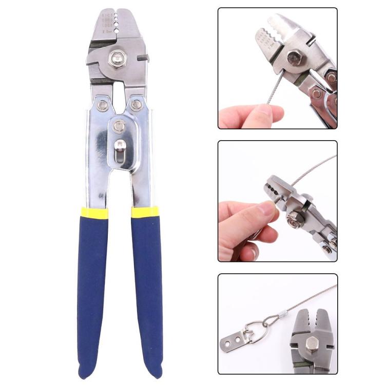 Outdoor Sea Fishing Pliers High-precision Wire Rope Crimping Pliers, Model: SJ-255
