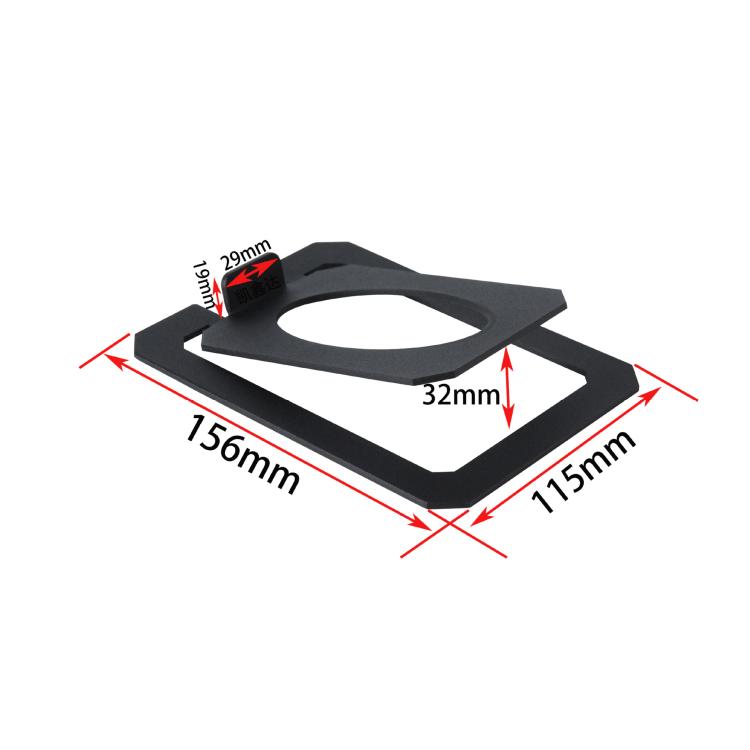 Tilted Metal Desktop Speaker Stand Studio Monitor Speaker Bracket