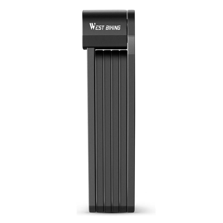 WEST BIKING Bicycle Folding Lock Anti-theft Equipment For Cycling - Black