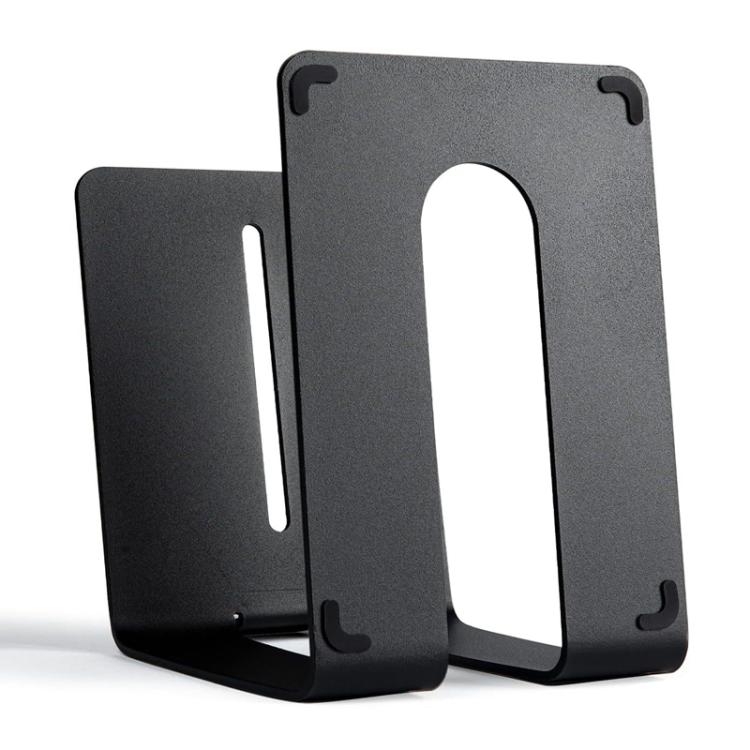 Metal Desktop Speaker Stand Vibration Damping Tilted Studio Monitor Speaker Bracket - Black