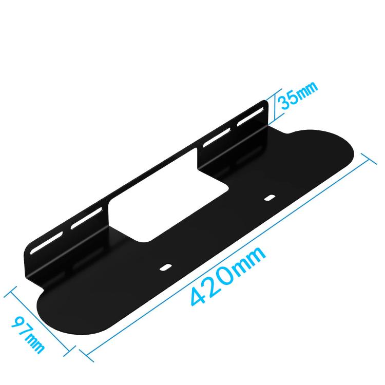 Metal Wall Mount Sound Bar Bracket for Sonos Beam Gen 2 / Gen 1 - Black