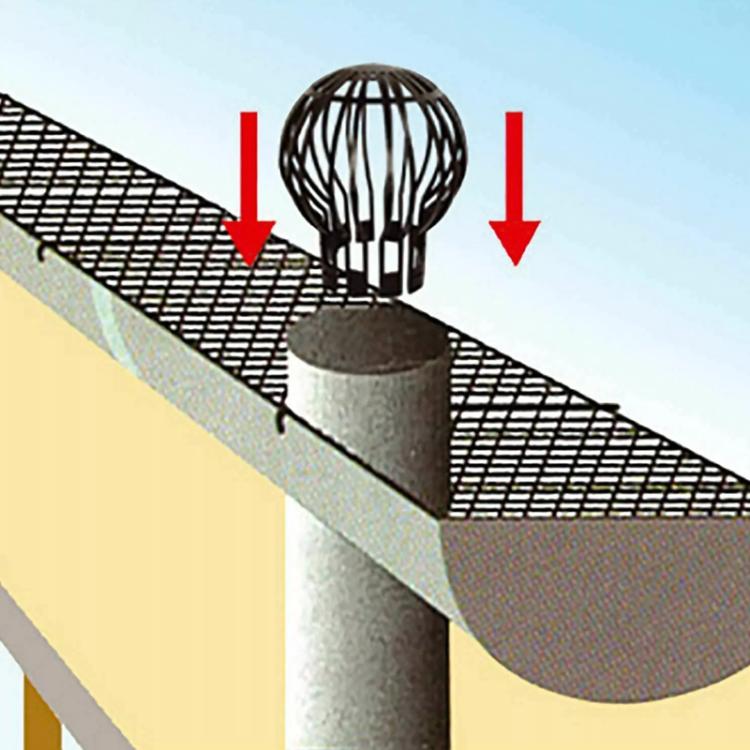 Drainage System Garden Filter Cover Eaves Leaking Pipe Dredging Funnel Protective Cover, Style: Spherical - Black