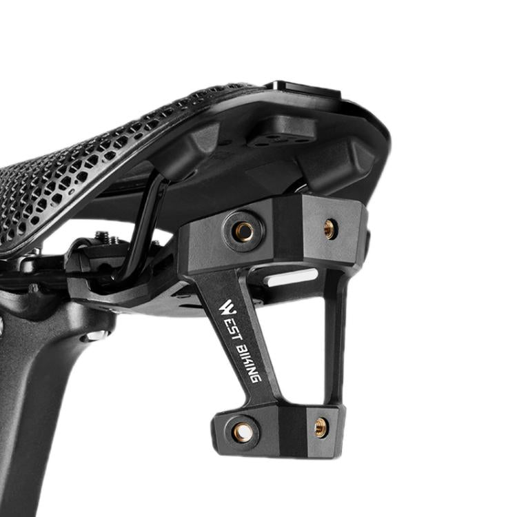 WEST BIKING Bicycle Saddle Adapter Extension Bottle Holder - Black