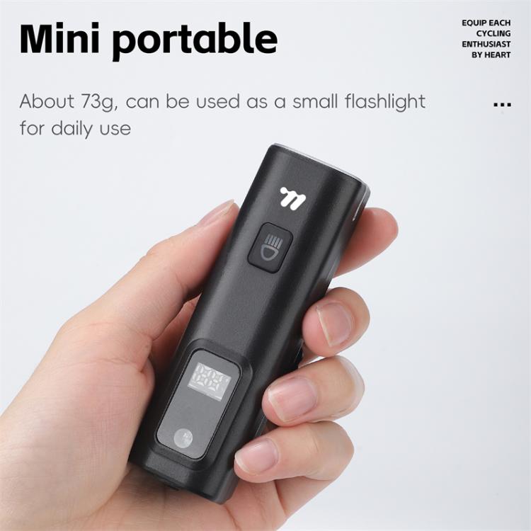 WEST BIKING Bicycle Waterproof TYPE-C Rechargeable High-Brightness Headlight, Style: Digital Battery Display