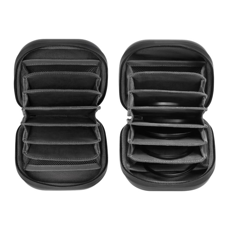 Cwatcun D164 Small Filter Organizer Camera Lens Digital Protection Bag - Black
