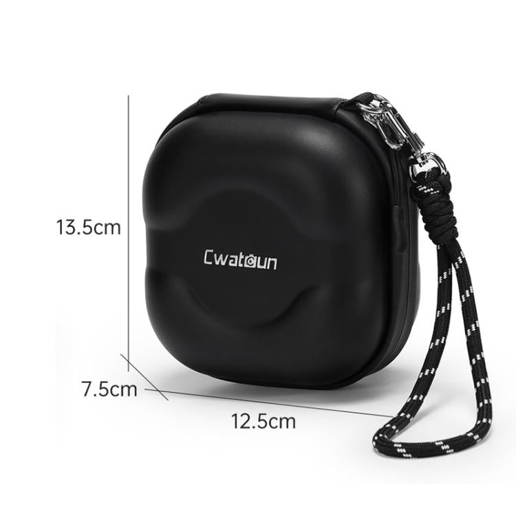 Cwatcun D164 Small Filter Organizer Camera Lens Digital Protection Bag - Black