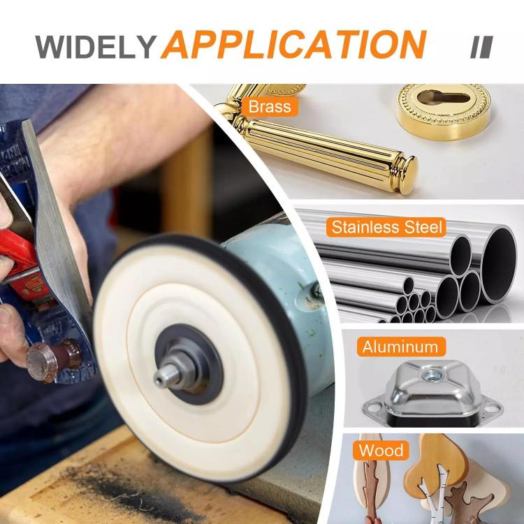 Angle Grinder Flat Polishing Cotton Cloth Wheel, Size: 8 Inch 70 Layers