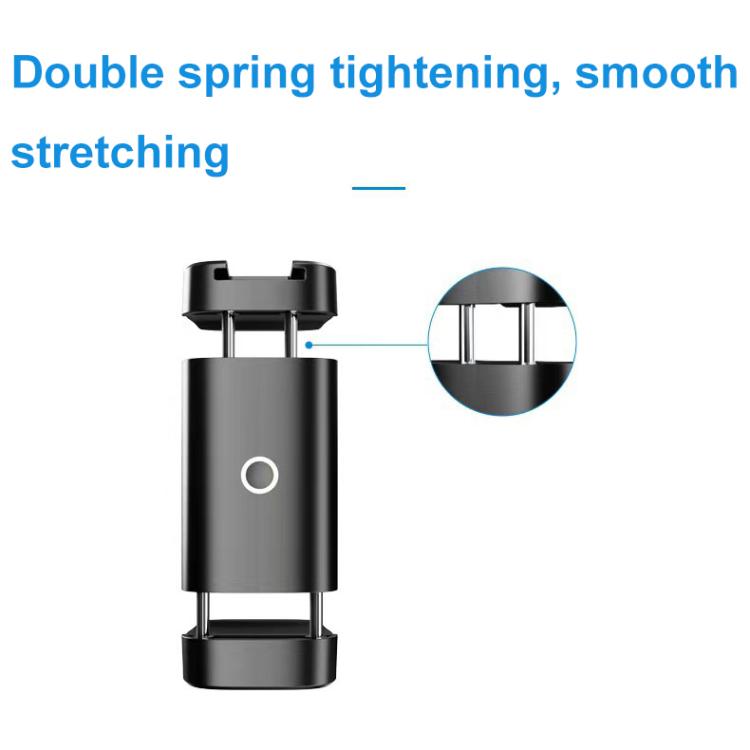 Telescopic Mobile Phone Extension Clamp with 1/4 Threaded Interface