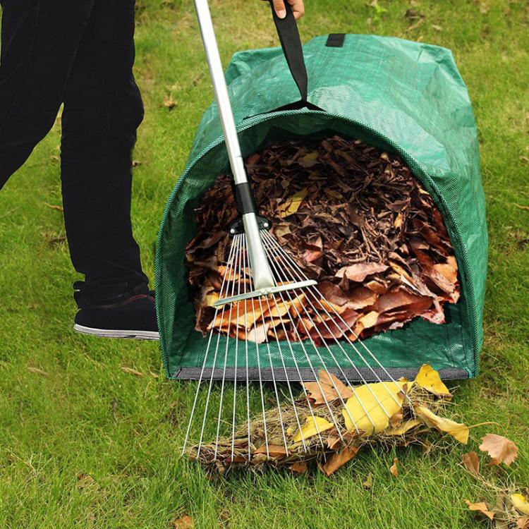 53Gallons Garden Leaf Bag Organizer Large Capacity Garden Weed Cleanup Bag