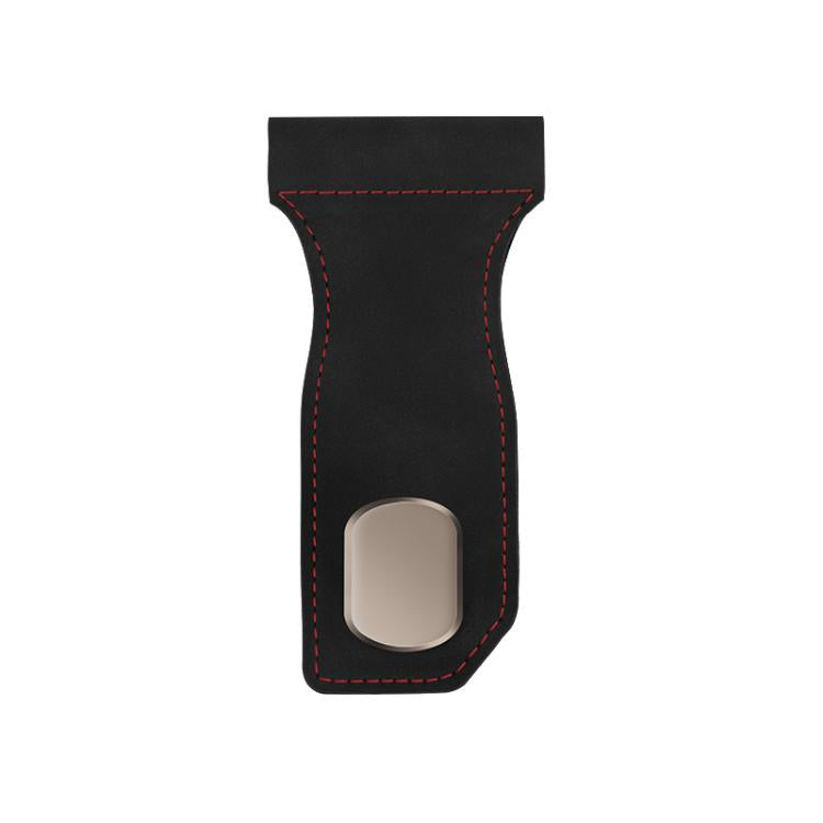 Car Fur Leather Passenger Front Organizer Hooks, Style: Single Hook Black