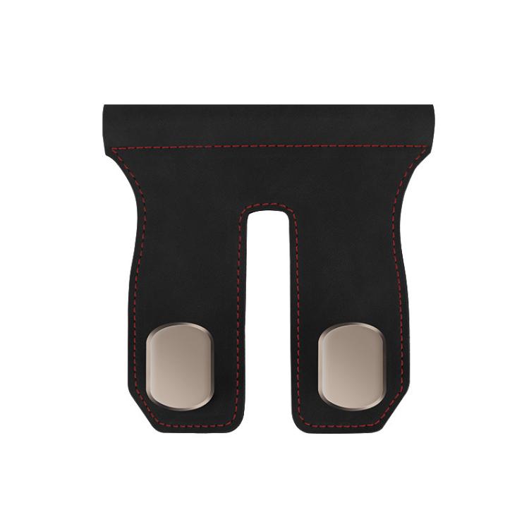 Car Fur Leather Passenger Front Organizer Hooks, Style: Dual Hook Black