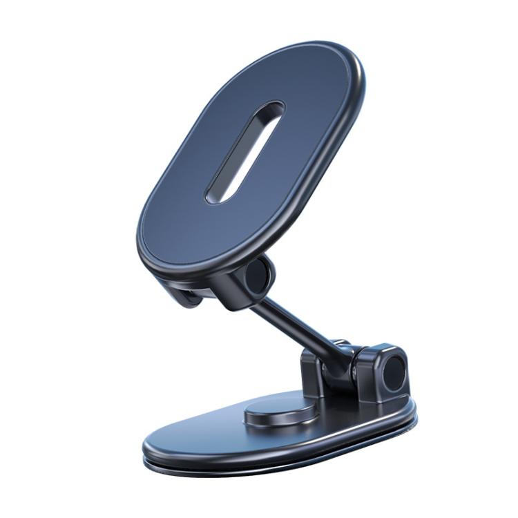 Foldable Magnetic Car Phone Holder Mount Multi-angle Adjustable Cellphone Navigation Bracket - Black