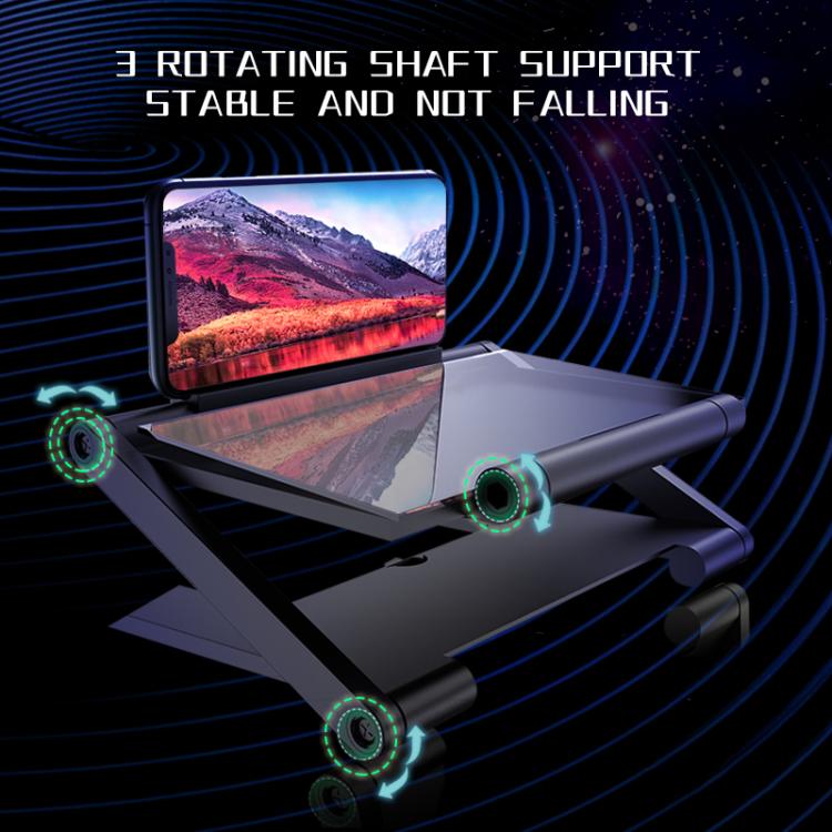 RK-C46 7-Inch Foldable Pull-Out Lifting HD Anti-Blue Light Mobile Phone Screen Amplifier, Color: Red
