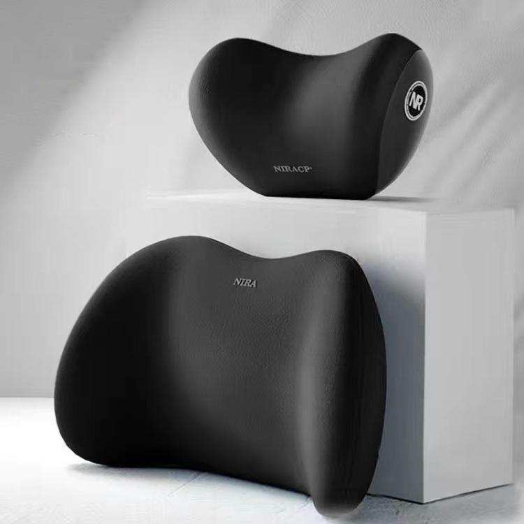 Car Mmemory Foam Support Driving Cushion, Color: Black Headrest