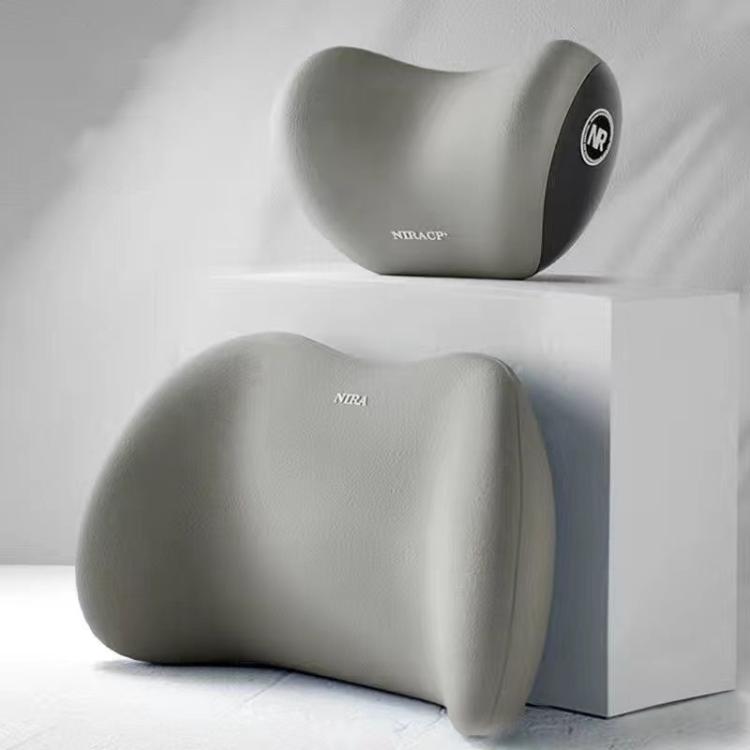 Car Mmemory Foam Support Driving Cushion, Color: Gray Headrest