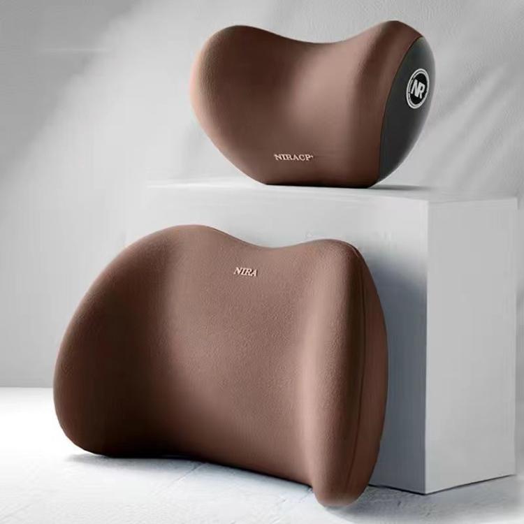 Car Mmemory Foam Support Driving Cushion, Color: Coffee Lumbar Support