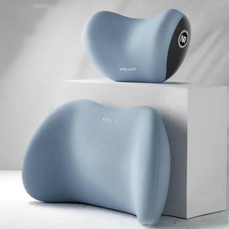 Car Mmemory Foam Support Driving Cushion, Color: Blue Lumbar Support