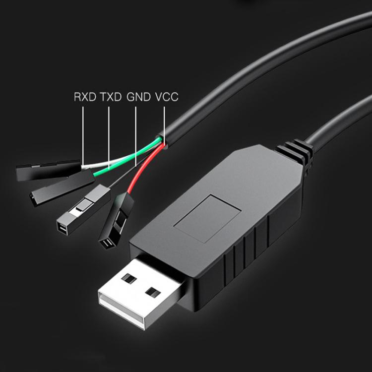PL2303 Chip USB to TTL Download Cable Program Software Burning Serial Picrocontroller Upgrade Wire