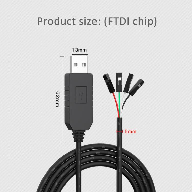 PL2303 Chip USB to TTL Download Cable Program Software Burning Serial Picrocontroller Upgrade Wire