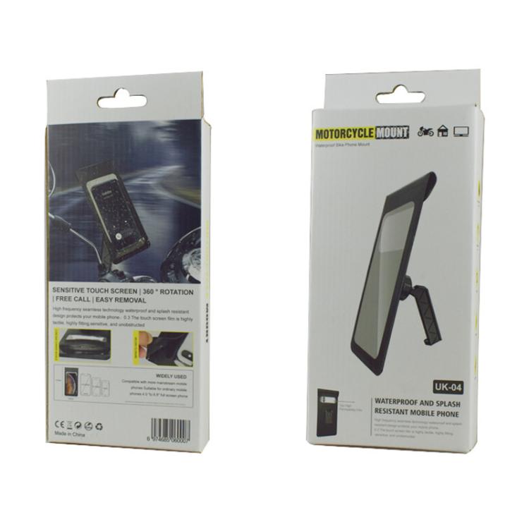 Bicycle Waterproof Phone Bag Mount Stand 360 Degree Rotation Motorcycle Bike Cellphone Holder, Spec: Rearview Mirror Model