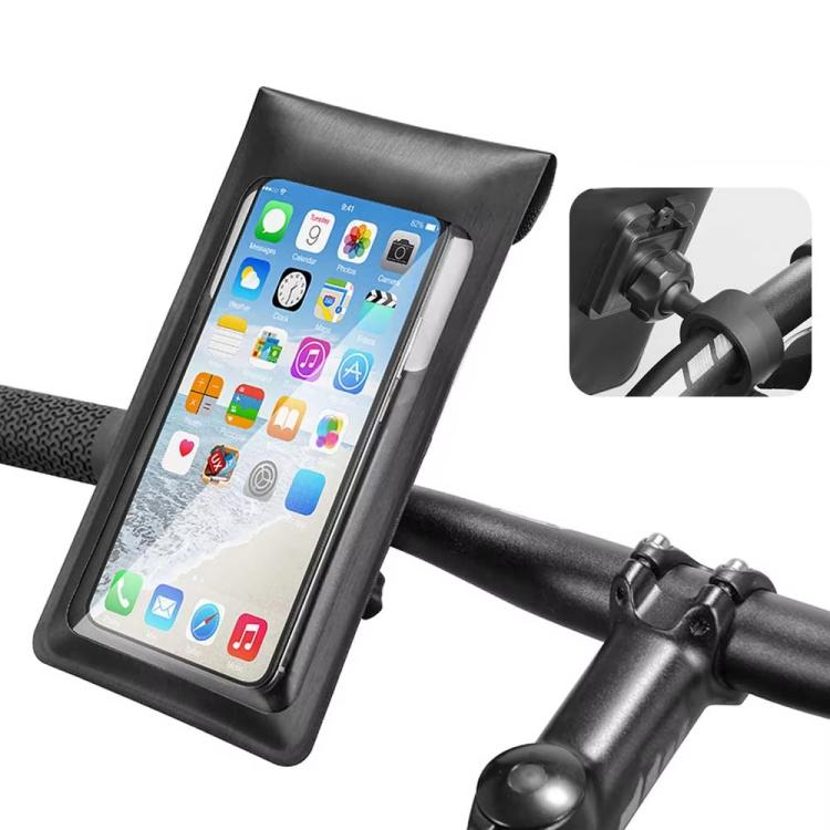 Bicycle Waterproof Phone Bag Mount Stand 360 Degree Rotation Motorcycle Bike Cellphone Holder, Spec: Handlebar Model