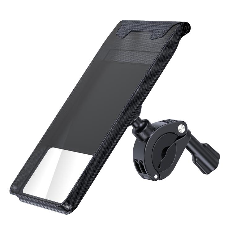 Bicycle Holder Waterproof Pouch Bag Bike Motorcycle Handlebar Mirror Phone Stand Mount, Size: XL