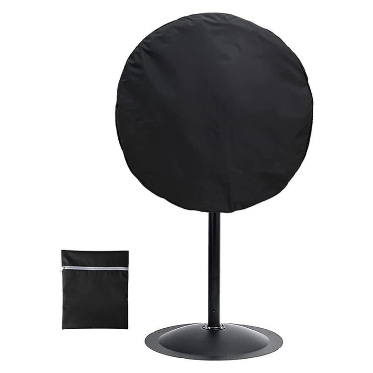 120 x 55 x 120cm Outdoor Industrial Fan Waterproof and Dustproof Protective Cover - Black