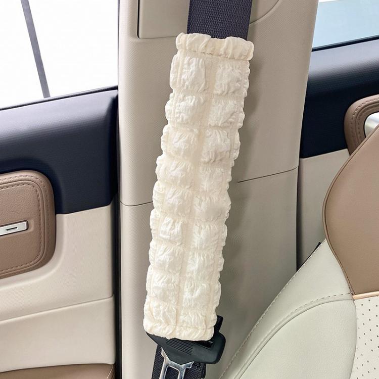 Puff Car Soft Comfortable Anti-Strangle Seat Belt Shoulder Guard - 26x6.5cm